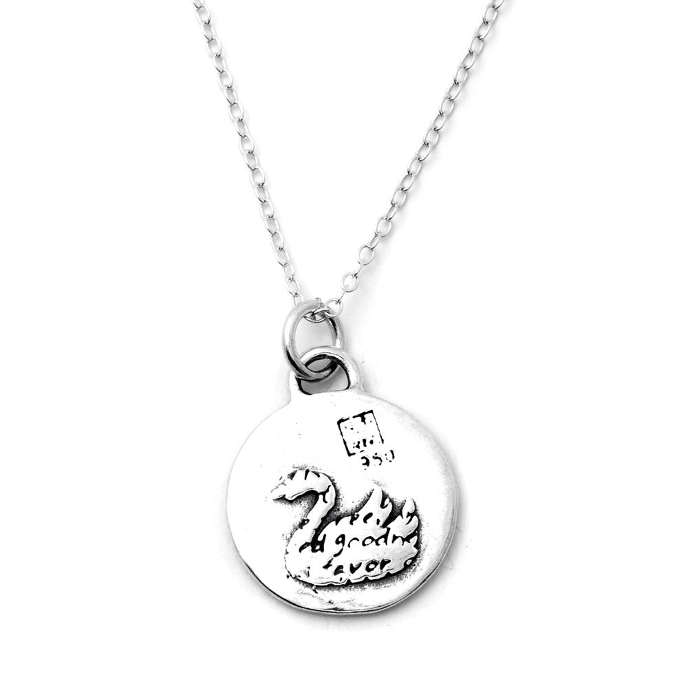 Swan Necklace (Grace)-D55SM - Kevin N Anna