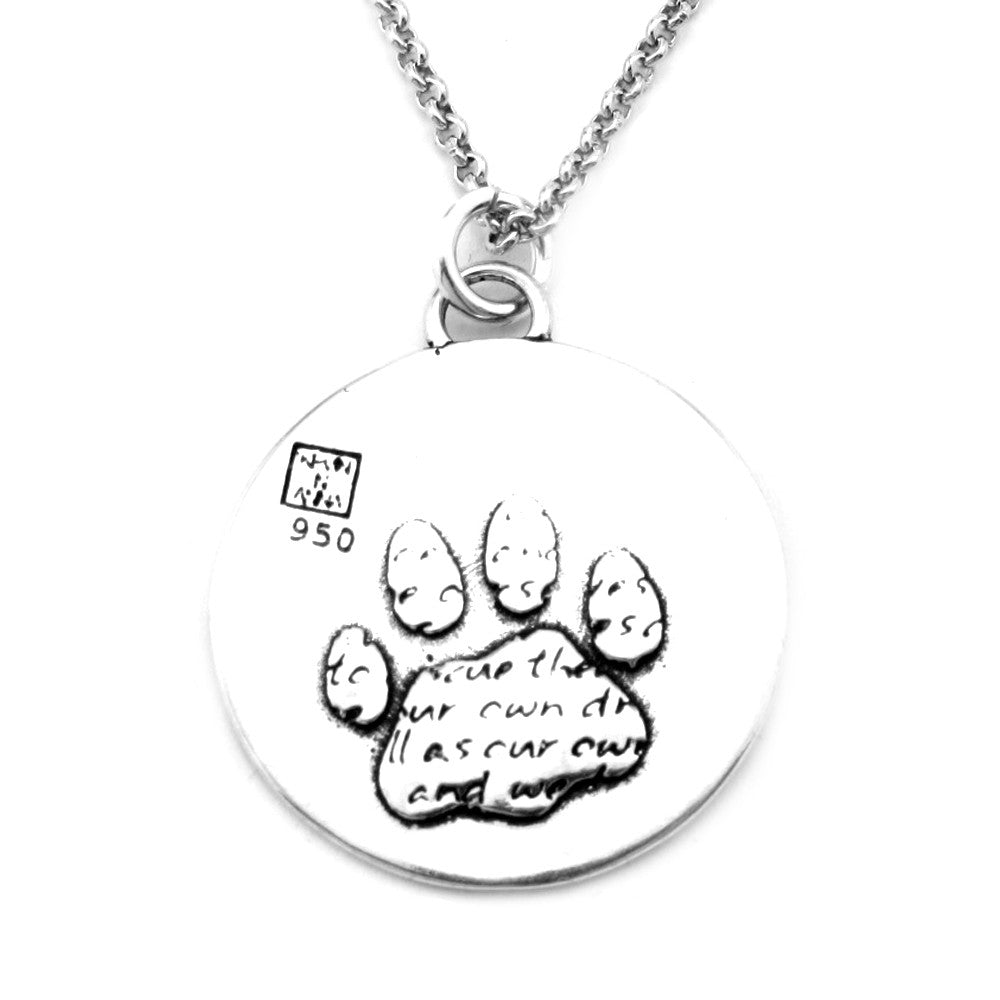 Paw Necklace (Rescue)-D58 - Kevin N Anna
