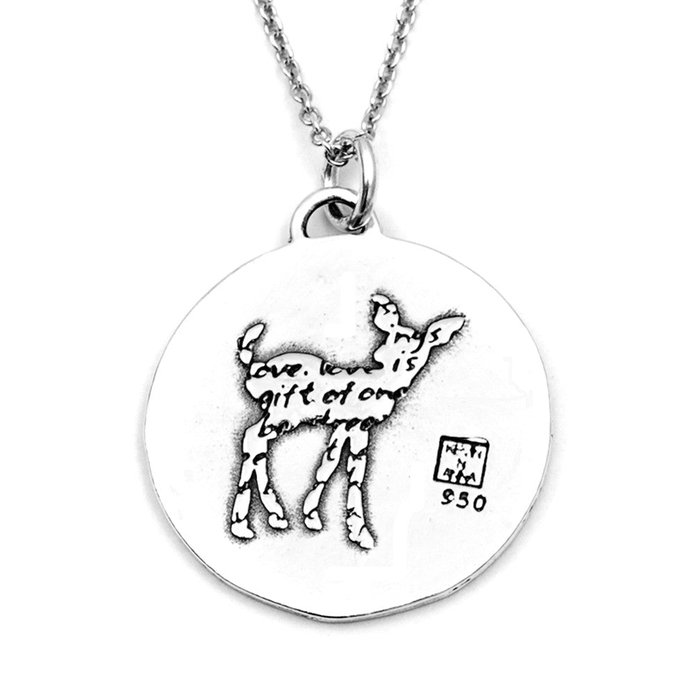 Deer Necklace (Love)-D71 - Kevin N Anna