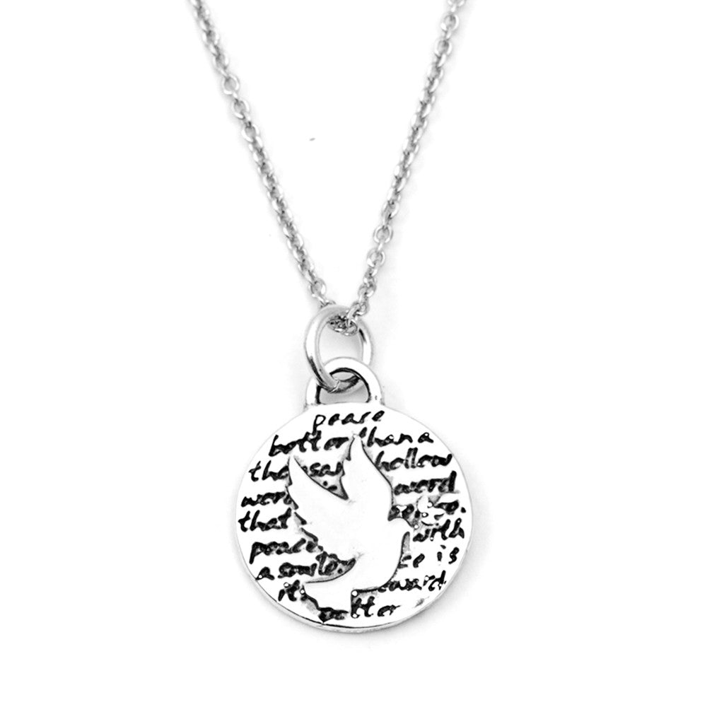 Dove Necklace (Peace)-D72SM