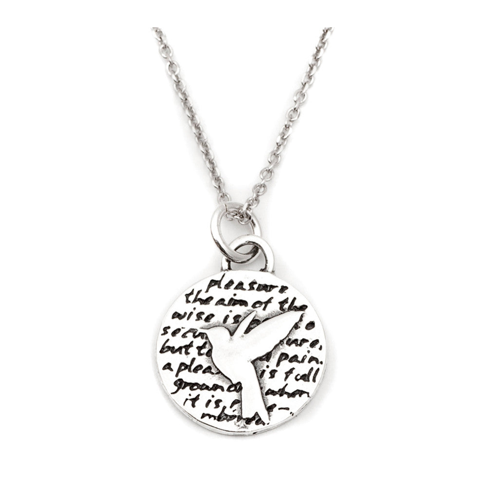 Hummingbird Necklace (Pleasure)-D81SM