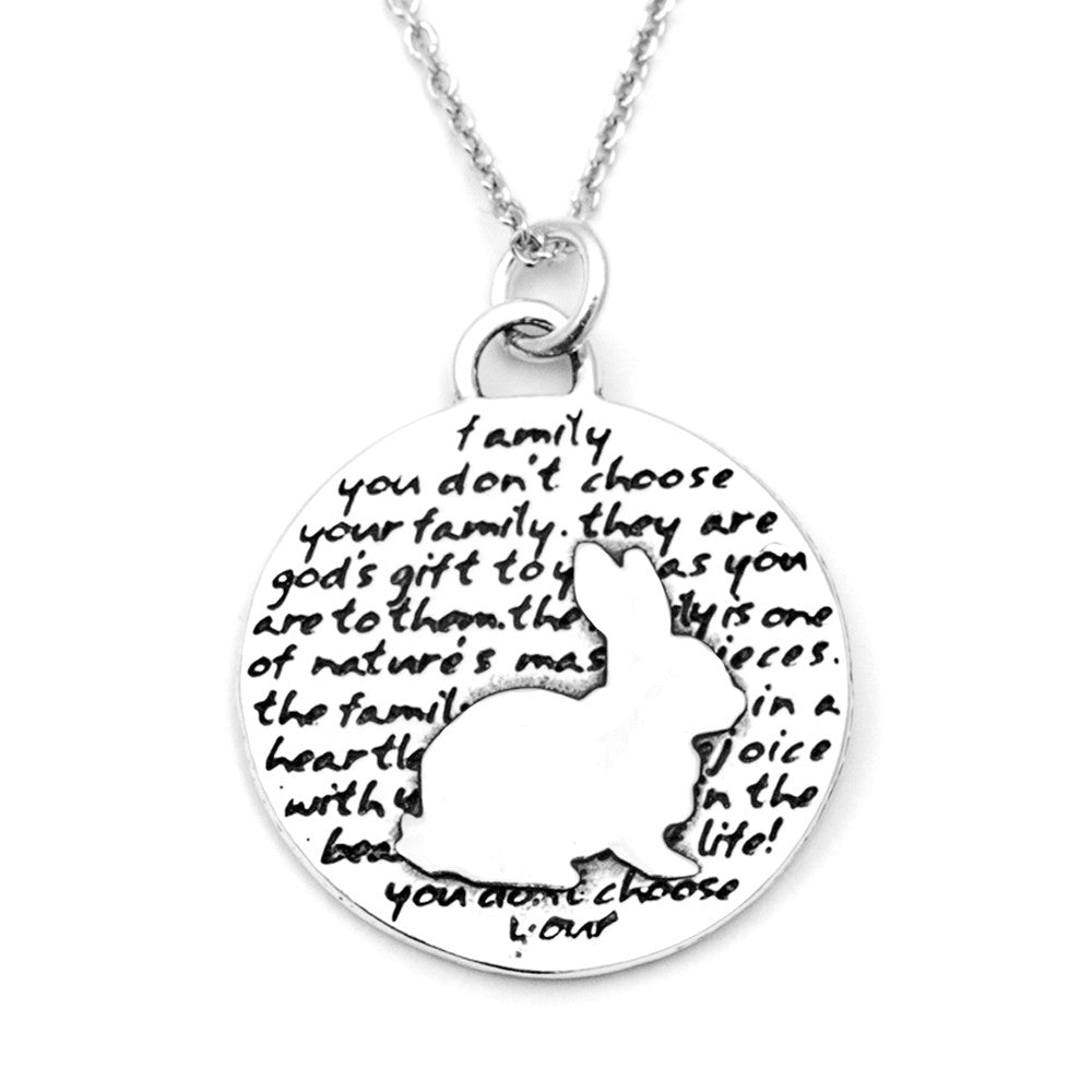 Rabbit Necklace (Family)-D82