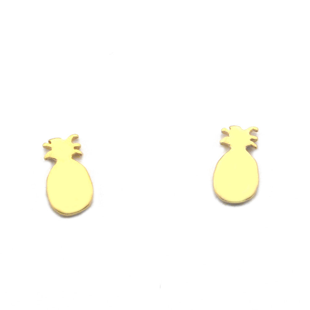 Pineapple Earrings-FT63 - Kevin N Anna