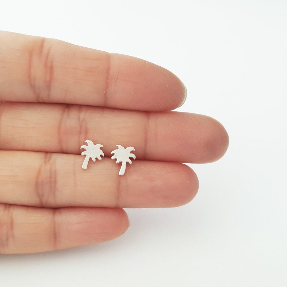 Palm Tree Earrings-FT51 - Kevin N Anna