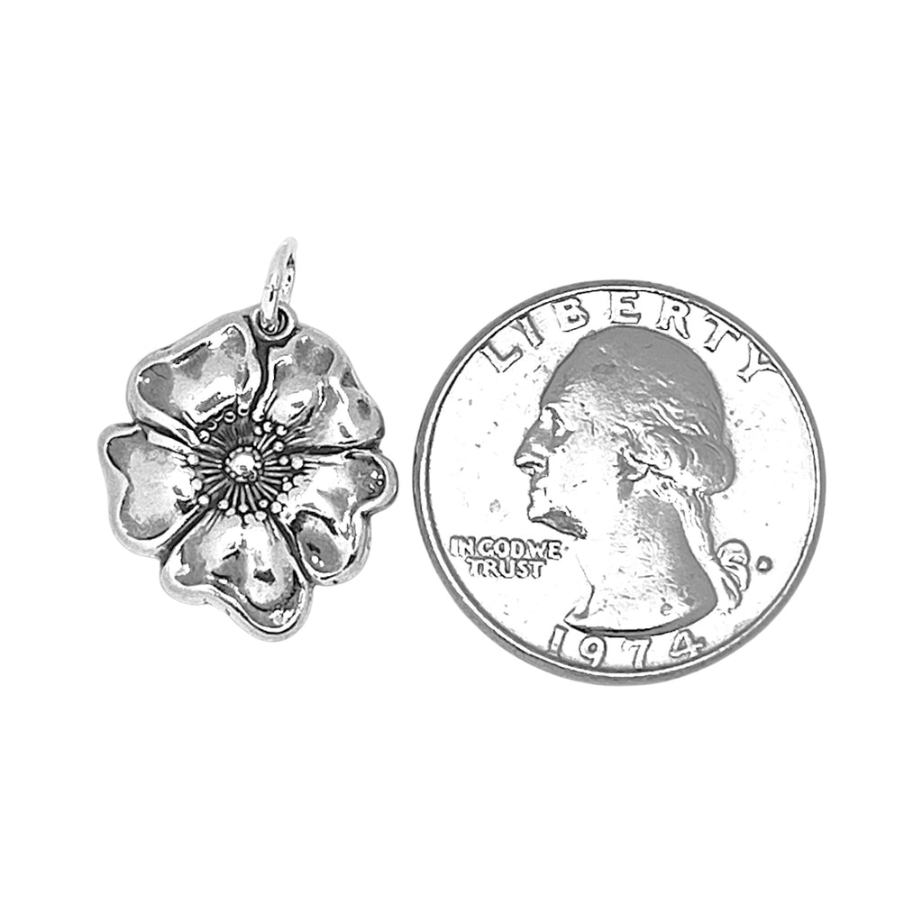 Poppy Flower CHARM-0156