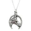 Horseshoe Horse Necklace-0799