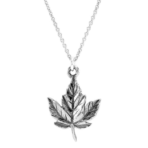 Oak leaf necklace-1088