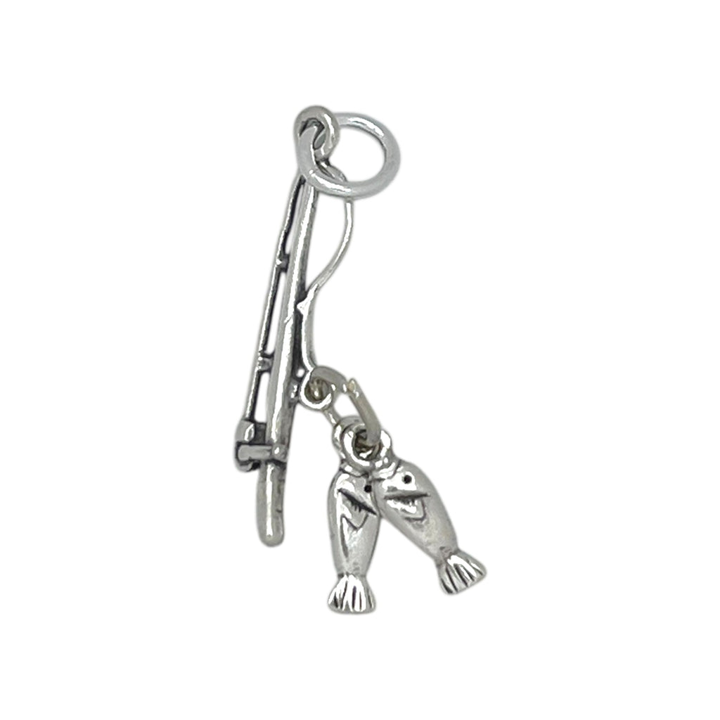 Fishing Pole with Fish Charm-304