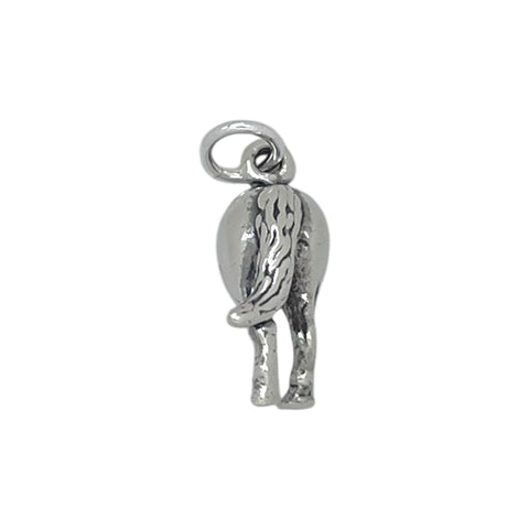 Crescent Moon Charm with Moon Phases-4045