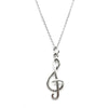 Treble Clef Necklace-4689