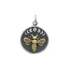 Moon Phase Charm with Bronze Bee-6292