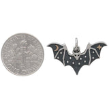 Bat Charm with Bronze Star and Moon-6319