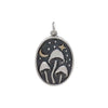 Mushroom Pendant with Bronze Star and Moon-6437