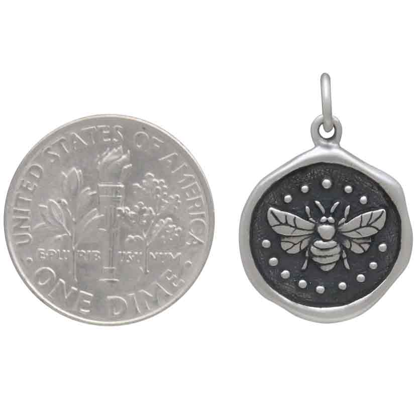 Wax Seal Bee Charm-6689