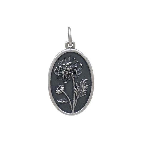 layered trees and mountains oval charm-4227