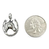 HORSE WITH HORSESHOE CHARM-C31