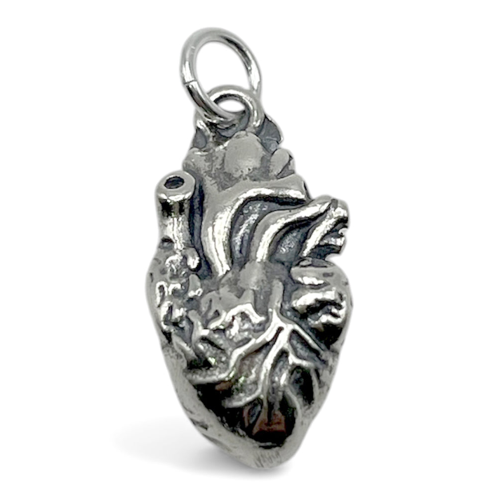 Heart Charm (3D Anatomical)-C42P