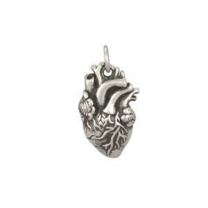 Heart Charm (Anatomical)-C55