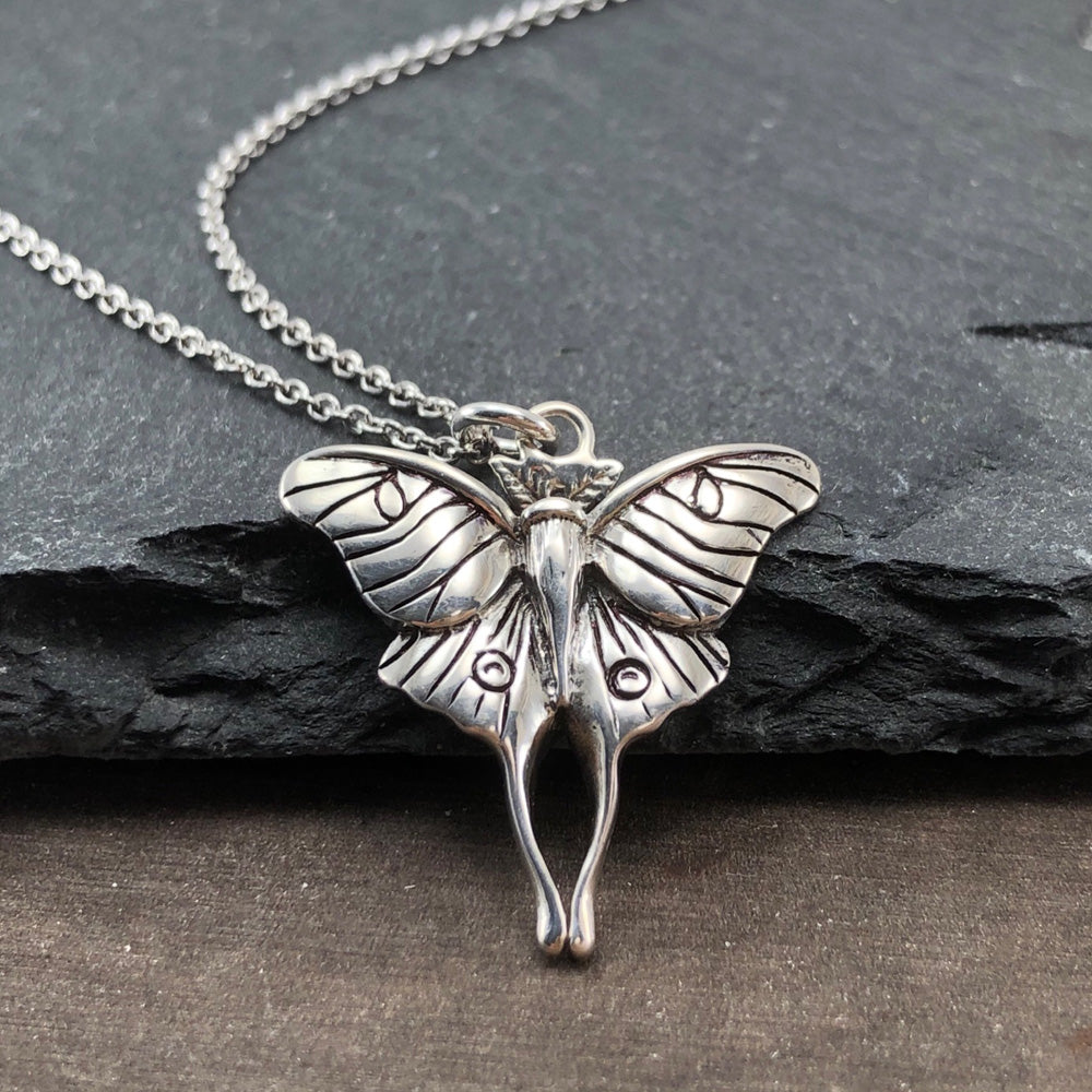 Luna Moth Necklace-C79