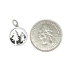 Tree and Mountain Charm-Small-H55
