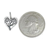 Tree Heart Charm-C135