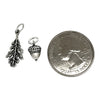 Acorn Oak leaf Charm-C6788