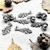Acorn Oak leaf Charm-C6788