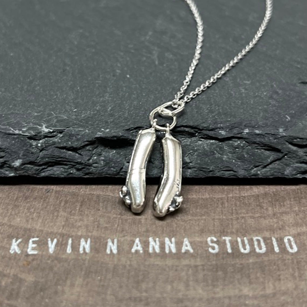 Ballet Shoes Necklace-C129