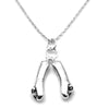Ballet Shoes Necklace-C129