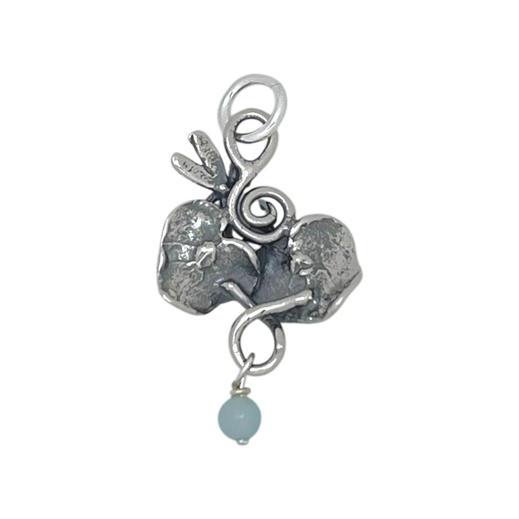 Dragonfly Leaf Charm-B10S