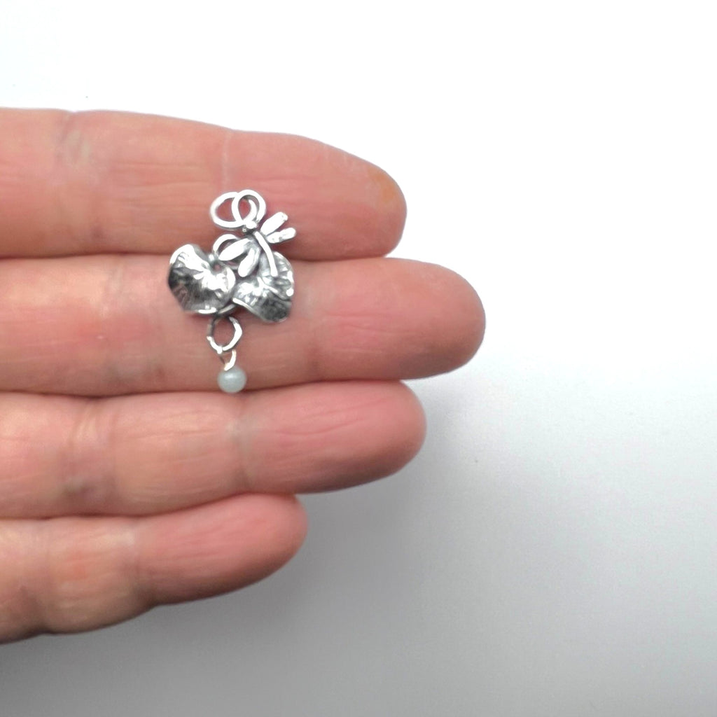 Dragonfly Leaf Charm-B10S