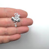 Dragonfly Leaf Charm-B10S