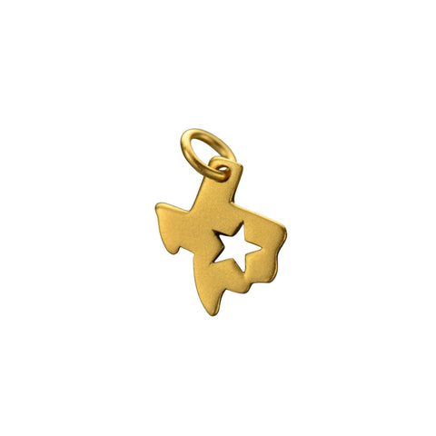 Cherry Blossom Cluster Charm with Bronze Bee-6412