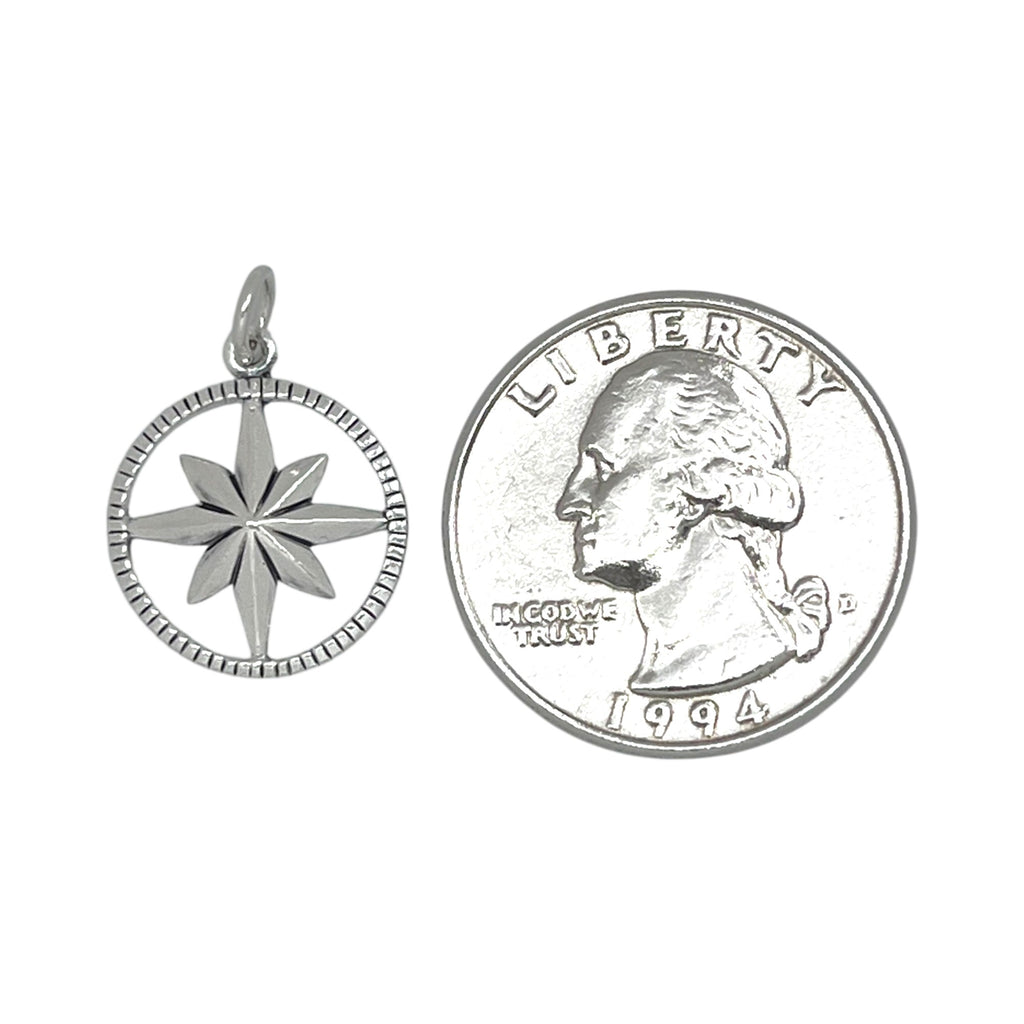 Compass Rose Charm-H52