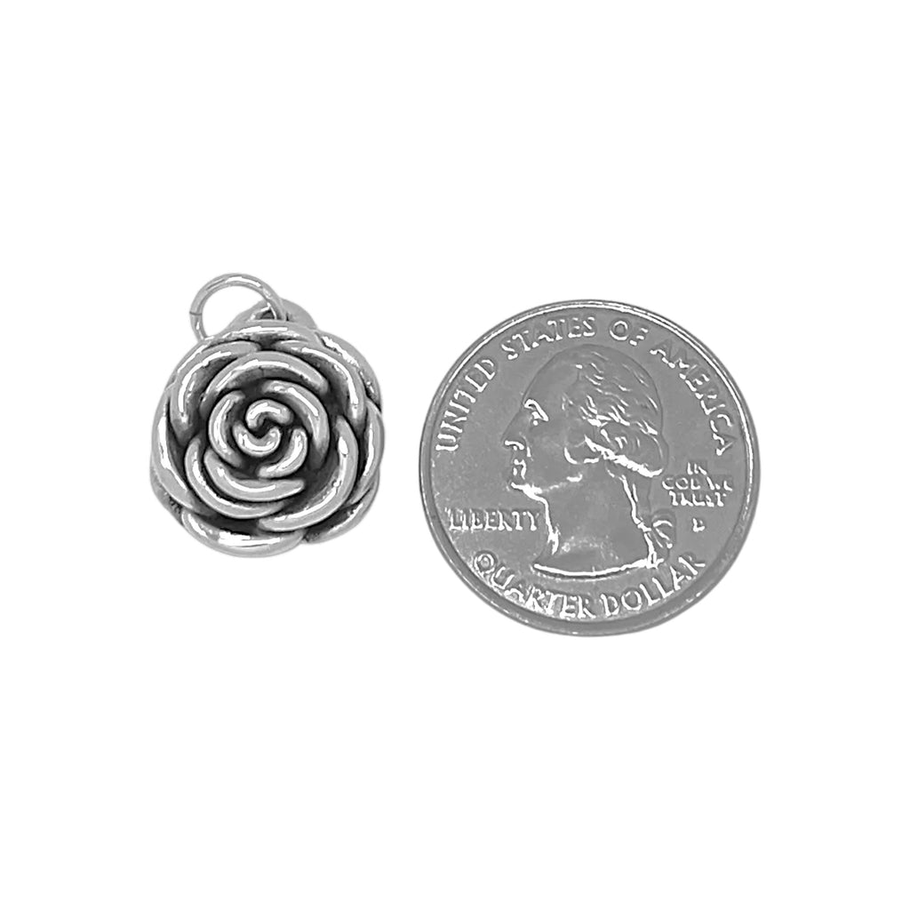 Puffy Rose Charm-59101