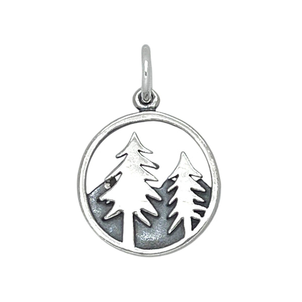 Tree and Mountain Charm-C56