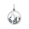 Tree and Mountain Charm-Small-C56