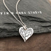 Tree of Life Heart Necklace-1639 - Kevin N Anna