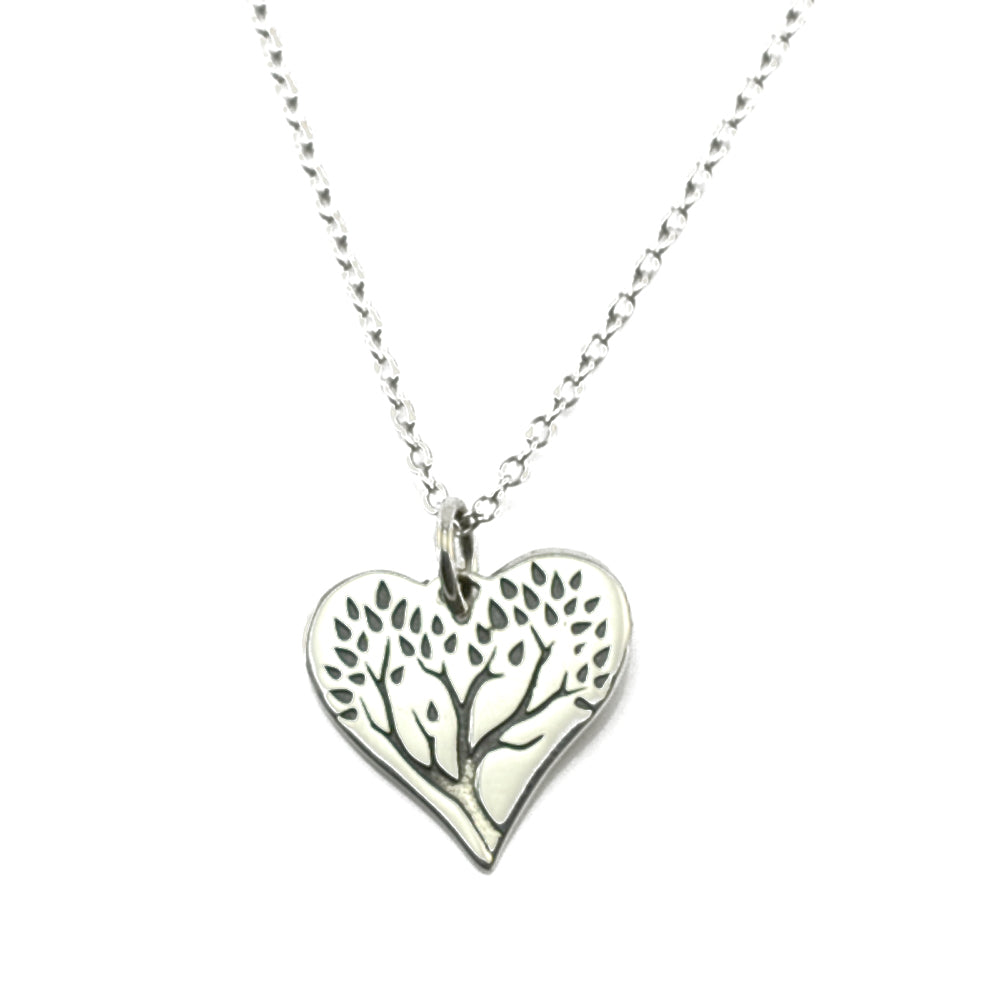 Tree of Life Heart Necklace-1639 - Kevin N Anna