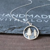 Tree and Mountain Necklace-1641 - Kevin N Anna