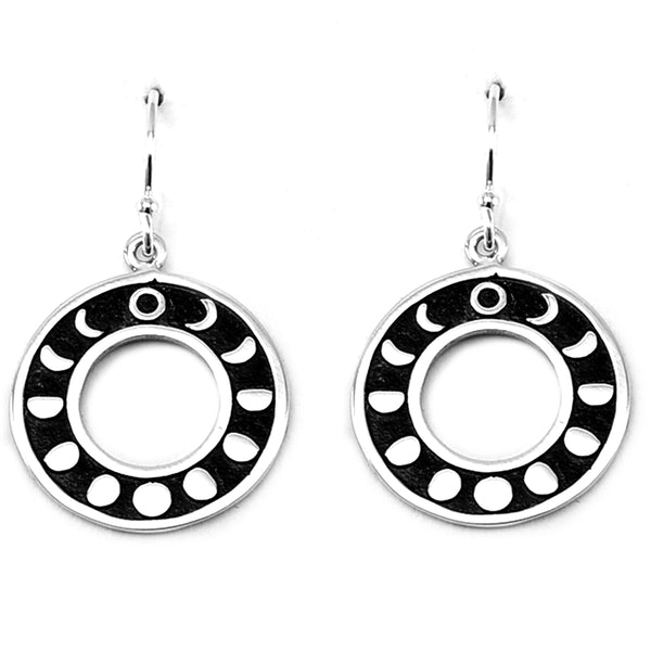Moon Phase Earrings-C57E