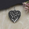 Heart Lily of the Valley Charm-1925