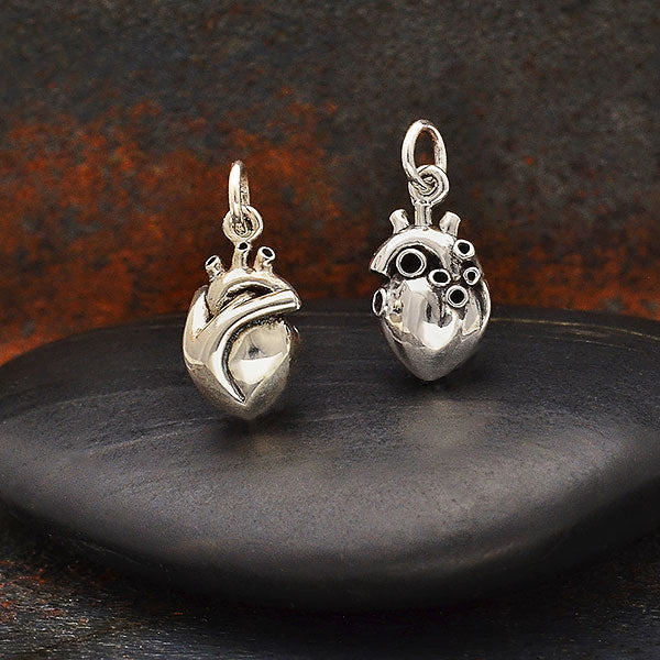 3D Anatomical Heart Charm-4161