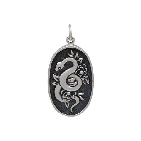 Infinity Snake Pendant with Sun and Moon -6318