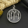 Birch Tree Forest Pendant-4239
