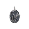 Hummingbird and Cactus Pendant -4268