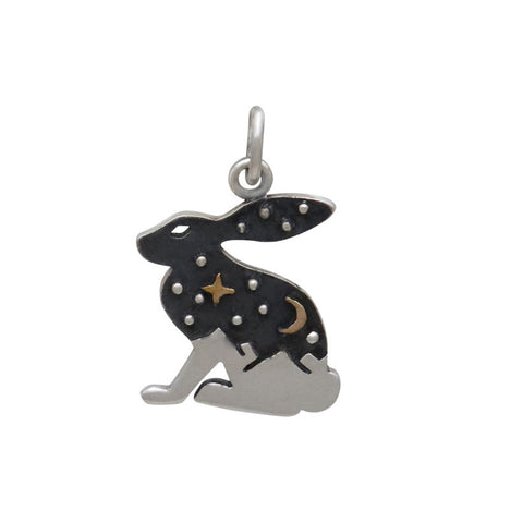 Mountain Charm w/ Moon Phase Cutouts-4085
