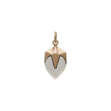 Lotus Bud Charm with Bronze Claw Cap-6240