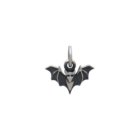 Bat Charm with Bronze Star and Moon-6319