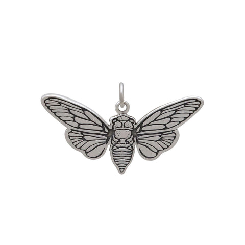 Etched Luna Moth Charm-6391